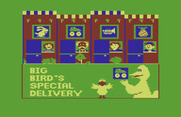 Big Bird's Special Delivery for Commodore 64 - Title screen.