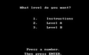 Big Bird's Special Delivery for IBM PC/Compatibles - Choose a level, or game instructions?