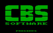 Big Bird's Special Delivery for IBM PC/Compatibles - CBS Software logo.