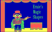 Ernie's Magic Shapes for IBM PC/Compatibles - Title screen.