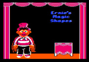 Ernie's Magic Shapes for Apple II - Title screen.