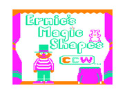 Ernie's Magic Shapes for TRS-80 Color Computer - Title screen.