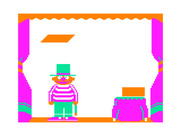 Ernie's Magic Shapes for TRS-80 Color Computer - Hmm...these shapes don't match.