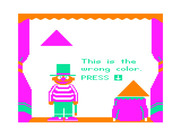 Ernie's Magic Shapes for TRS-80 Color Computer - Game instructions.