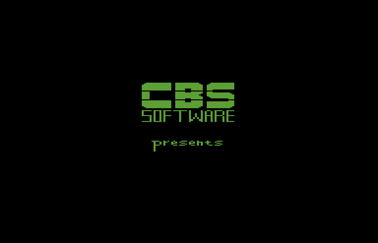 Ernie's Magic Shapes Commodore 64 Screenshot: CBS Software presents...