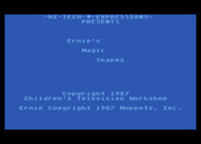 Ernie's Magic Shapes for Atari 8-bit - Loading screen (Hi-Tech Expressions release).
