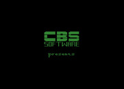 Ernie's Magic Shapes for Atari 8-bit - CBS Software logo (CBS release).