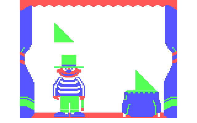 Ernie's Magic Shapes IBM PC/Compatibles Screenshot: Do these shapes match?
