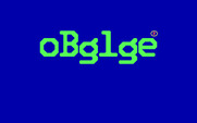 Big Boggle for IBM PC/Compatibles - Title screen; the letters start out jumbled.
