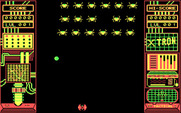 Xtron for IBM PC/Compatibles - Invaders attack...