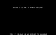 Ken Uston's Profe$$ional Blackjack for IBM PC/Compatibles - Select monitor type.