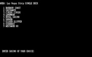 Ken Uston's Profe$$ional Blackjack for IBM PC/Compatibles - Select a casino.