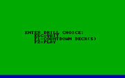 Ken Uston's Profe$$ional Blackjack for IBM PC/Compatibles - First, practice some drills...