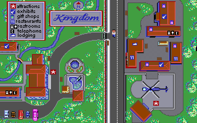 Les Manley in: Search for the King IBM PC/Compatibles Screenshot: Another map...