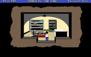 Les Manley in: Search for the King for IBM PC/Compatibles - Searching a closet...