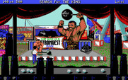 Les Manley in: Search for the King for IBM PC/Compatibles - The worlds strongest man!
