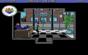Les Manley in: Search for the King for IBM PC/Compatibles - The security guard is sleeping!