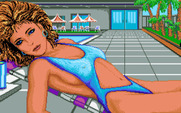 Les Manley in: Search for the King for IBM PC/Compatibles - Who's this by the pool?