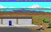 Les Manley in: Search for the King for IBM PC/Compatibles - Les crash lands...
