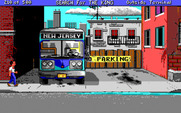 Les Manley in: Search for the King for IBM PC/Compatibles - Exploring the city...