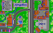 Les Manley in: Search for the King for IBM PC/Compatibles - A map of the area...