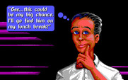 Les Manley in: Search for the King for IBM PC/Compatibles - Can Les find the king on his lunch break?
