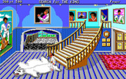 Les Manley in: Search for the King for IBM PC/Compatibles - Welcome to the mansion!