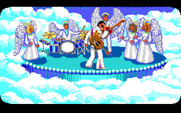 Les Manley in: Search for the King for IBM PC/Compatibles - A rare view of Elvis!