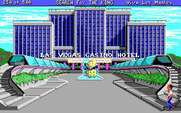 Les Manley in: Search for the King for IBM PC/Compatibles - Outside the hotel.