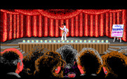 Les Manley in: Search for the King for IBM PC/Compatibles - Les performs his dance moves.