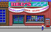 Les Manley in: Search for the King for IBM PC/Compatibles - Outside Red's Bar...