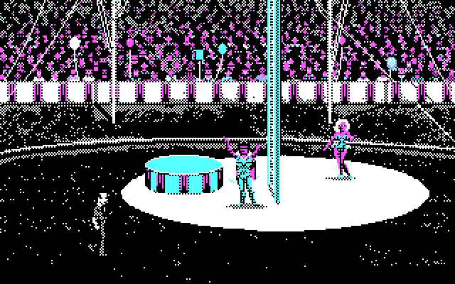 Les Manley in: Search for the King IBM PC/Compatibles Screenshot: Another circus act...