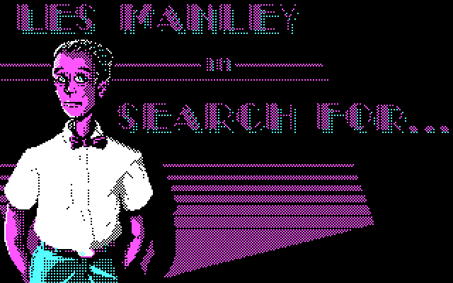 Les Manley in: Search for the King IBM PC/Compatibles Screenshot: Title screen 1.