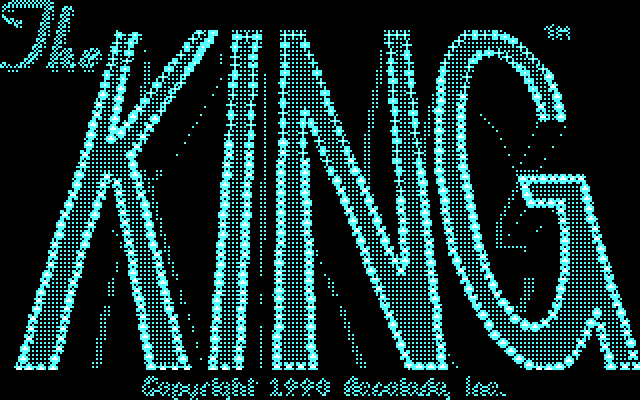 Les Manley in: Search for the King IBM PC/Compatibles Screenshot: Title screen 2.