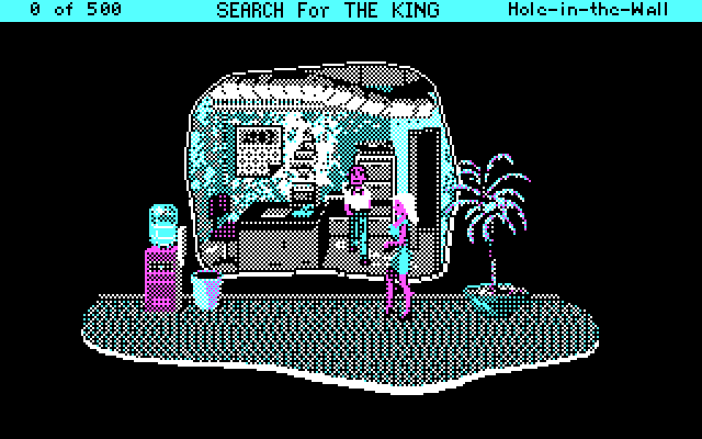 Les Manley in: Search for the King IBM PC/Compatibles Screenshot: Game start.