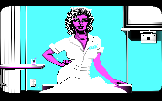 Les Manley in: Search for the King IBM PC/Compatibles Screenshot: Les almost died!