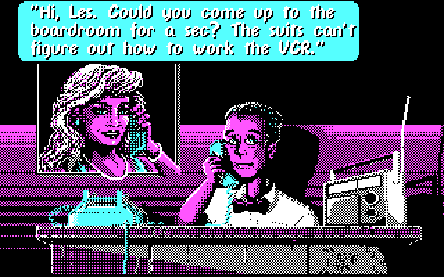 Les Manley in: Search for the King IBM PC/Compatibles Screenshot: Our hero, Les Manley!