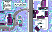 Les Manley in: Search for the King for IBM PC/Compatibles - An overhead map...