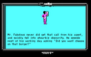 Les Manley in: Search for the King for IBM PC/Compatibles - Some of the characters have an end-of-story summary...