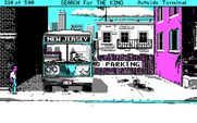 Les Manley in: Search for the King for IBM PC/Compatibles - Exploring the city.