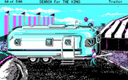 Les Manley in: Search for the King for IBM PC/Compatibles - Hmm, who's in this trailer?