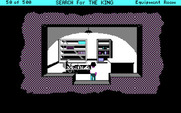 Les Manley in: Search for the King for IBM PC/Compatibles - Searching the closet.