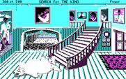 Les Manley in: Search for the King for IBM PC/Compatibles - Entering the mansion...