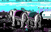 Les Manley in: Search for the King for IBM PC/Compatibles - Les cleans up...