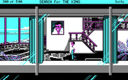 Les Manley in: Search for the King for IBM PC/Compatibles - Exploring the penthouse.