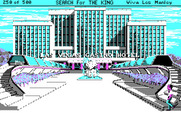 Les Manley in: Search for the King for IBM PC/Compatibles - Outside the hotel.