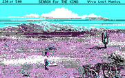 Les Manley in: Search for the King for IBM PC/Compatibles - Wandering the desert.