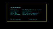 Les Manley in: Search for the King for IBM PC/Compatibles - Are these selections ok?