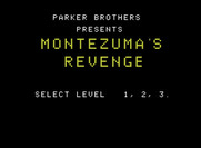 Montezuma's Revenge for ColecoVision - Title screen.
