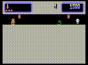 Montezuma's Revenge for ColecoVision - Skulls and snakes get in your way...